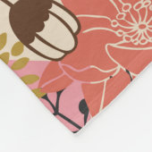 Bloemen naadloos patroonontwerp. fleece deken (Hoek)