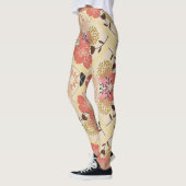 Bloemen naadloos patroonontwerp. leggings (Links)
