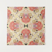 Bloemen naadloos  patroonontwerp. wandkleed (Voorkant)