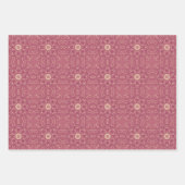 Bloemen Naadloze Verpakking Papier Flat Sheet Set Inpakpapier Vel (Voorkant 2)