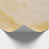 Bloemen naast gele wand cadeaupapier (Hoek)