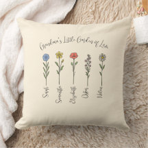 Bloemen & namen van kleinkinderen - Oma's Garden