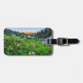 Bloemen | Nationaal park Mount Rainier Bagagelabel (Voorkant horizontaal)