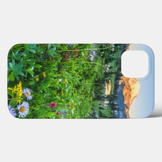 Bloemen | Nationaal park Mount Rainier Case-Mate iPhone Case (Achterkant (horizontaal))
