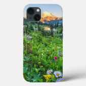 Bloemen | Nationaal park Mount Rainier Case-Mate iPhone Case (Achterkant)