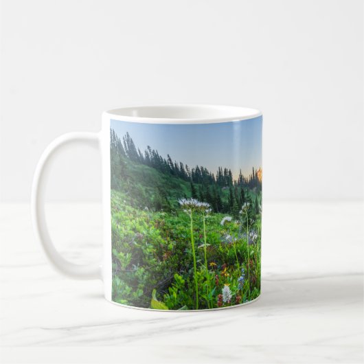 Bloemen | Nationaal park Mount Rainier Koffiemok (Links)