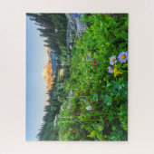 Bloemen | Nationaal park Mount Rainier Legpuzzel (Verticaal)