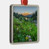 Bloemen | Nationaal park Mount Rainier Metalen Ornament (Rechts)
