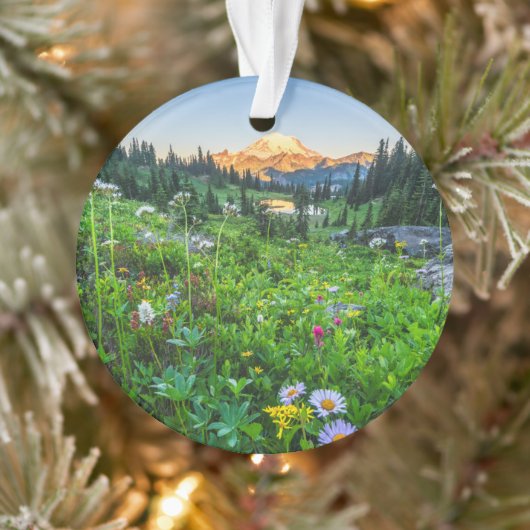 Bloemen | Nationaal park Mount Rainier Ornament (Boom)