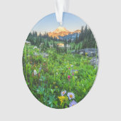 Bloemen | Nationaal park Mount Rainier Ornament (voorkant)