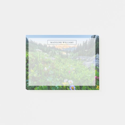 Bloemen | Nationaal park Mount Rainier Post-it® Notes (Voorkant)