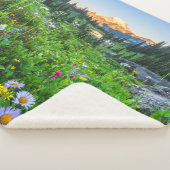 Bloemen | Nationaal park Mount Rainier Sherpa Deken (3/4)