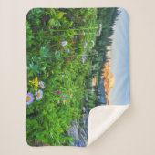 Bloemen | Nationaal park Mount Rainier Sherpa Deken (Voorkant)