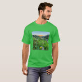 Bloemen | Nationaal park Mount Rainier T-shirt (Voorkant volledig)