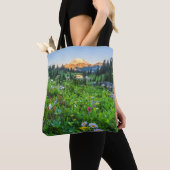 Bloemen | Nationaal park Mount Rainier Tote Bag (Dichtbij)