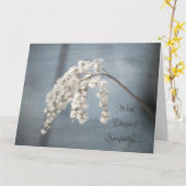 Bloemen Natuur Fotografie Bloemende sympathie Kaart (Gele Bloem)