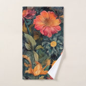 Bloemen natuur kunst bad handdoek (Handdoek)