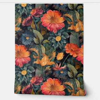 Bloemen natuur kunst behang