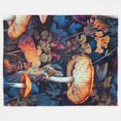 Bloemen natuur kunst fleece deken (Voorkant (Horizontaal))