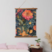 Bloemen natuur kunst hangend wandkleed (Slaapkamer)