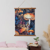 Bloemen natuur kunst hangend wandkleed (Slaapkamer)