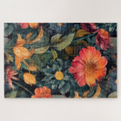 Bloemen natuur kunst legpuzzel (Horizontaal)