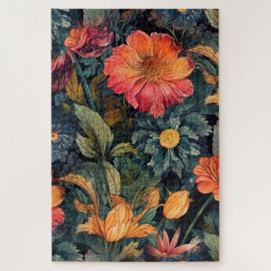 Bloemen natuur kunst legpuzzel