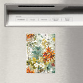 Bloemen natuur kunst magneet (Insitu (Vaatwasser))