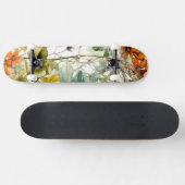 Bloemen natuur kunst persoonlijk skateboard (Horizontaal)