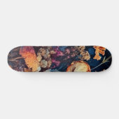 Bloemen natuur kunst persoonlijk skateboard (Horizontaal)
