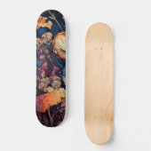 Bloemen natuur kunst persoonlijk skateboard (Voorkant)
