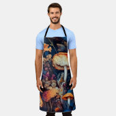 Bloemen natuur kunst schort (Gedragen)