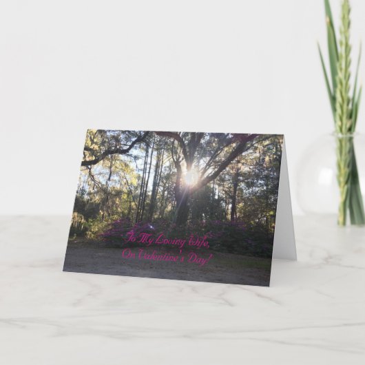 Bloemen & Natuur, Modern, Vrouw Valentijns Kaart (Voorkant)