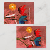 Bloemen Natuur TuinVisitekaartje Visitekaartje (Voorkant / Achterkant)