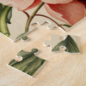 bloemen Natuur van Peony Unieke vun Art Legpuzzel (Zijkant)