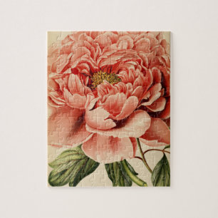  bloemen Natuur van Peony Unieke vun Art Legpuzzel