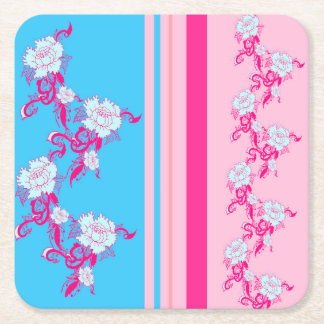 bloemen, natuurlijk, pioen, ,cadeau, roze kartonnen onderzetters