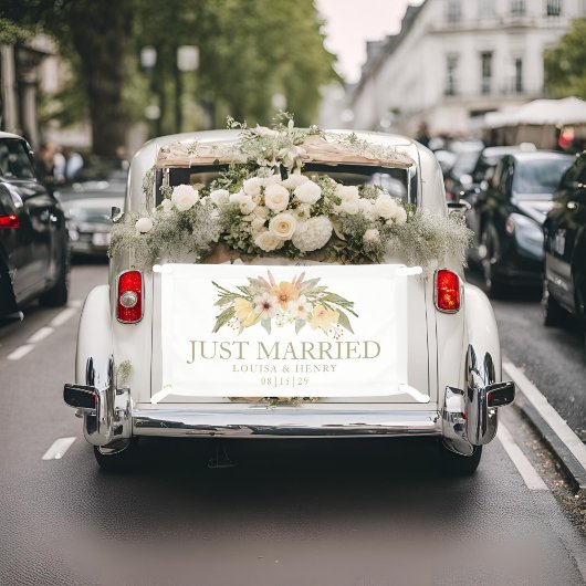 Bloemen Net Getrouwd Auto Banner