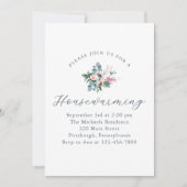  Bloemen Nieuwe Huis Housewarming Party Aankondiging (Voorkant)