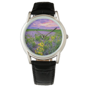 Bloemen   North Dakota Red River Valley Horloge