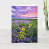 Bloemen | North Dakota Red River Valley Kaart (Voorkant)