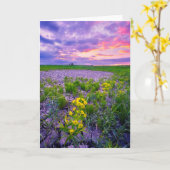 Bloemen | North Dakota Red River Valley Kaart (Gele Bloem)