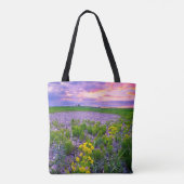 Bloemen | North Dakota Red River Valley Tote Bag (Achterkant)
