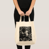 Bloemen nostalgie thema tote bag (Voorkant (product))
