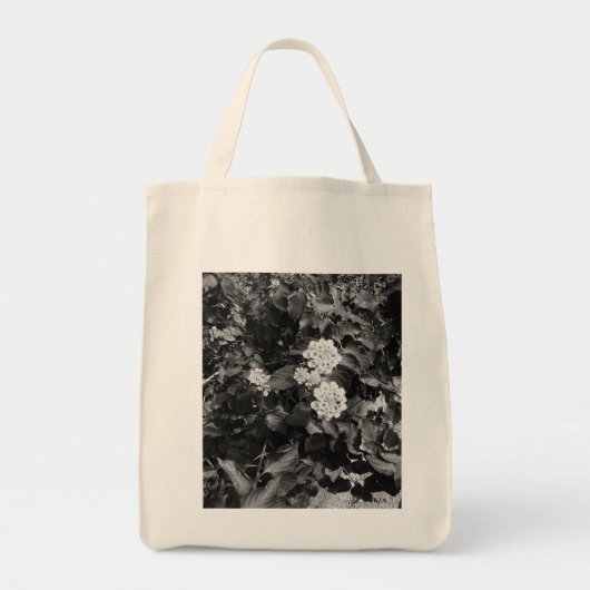 Bloemen nostalgie thema tote bag (Voorkant)