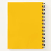 Bloemen Notebook Met Quote Focus Op Het Goede Notitieboek (Achterkant)