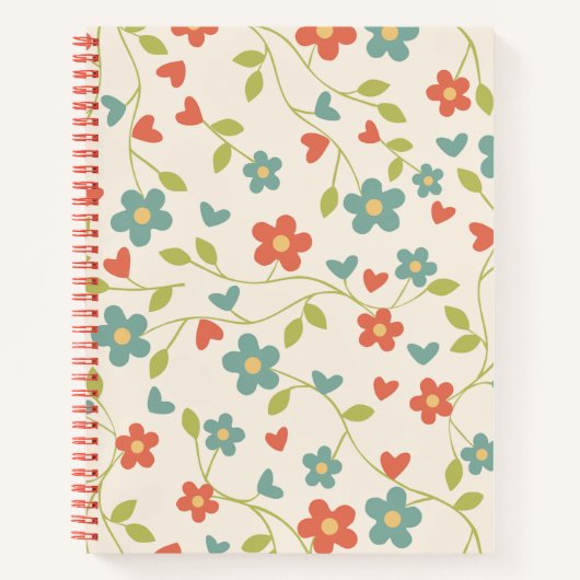 Bloemen Notebook Notitieboek (Voorkant)