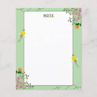Bloemen Notitieblok