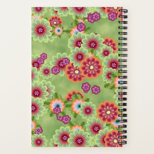 bloemen notitieboek (Achterkant)