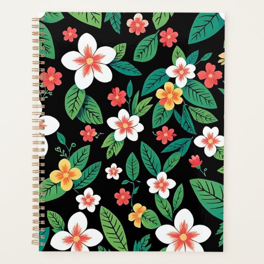 bloemen notitieboekje planner (Voorkant)
